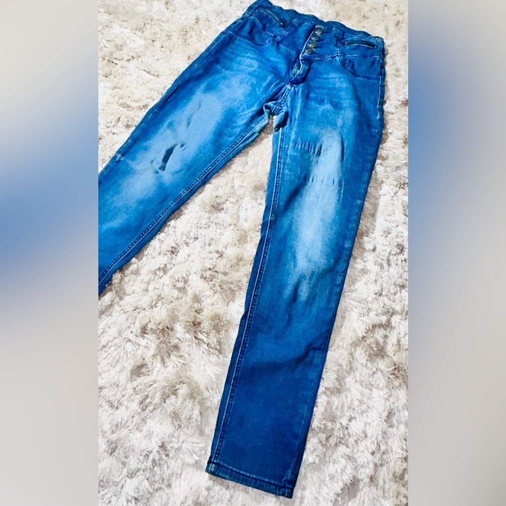 Mind Code (sz. Med) High Waisted Corset Jeans​